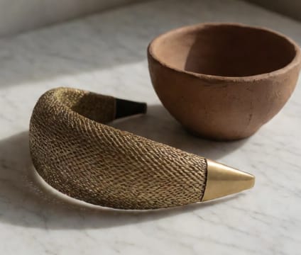 Brass Mesh Headband