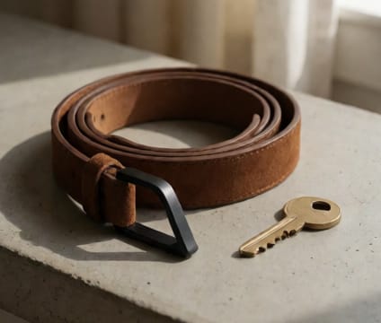 Snappy Suede Belt