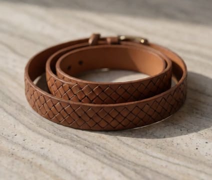 Woven Leather Belt