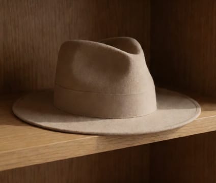 Structured Beige Hat