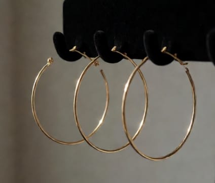 Layered Gold Hoops