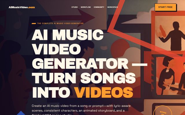 aimusicvideo.com design