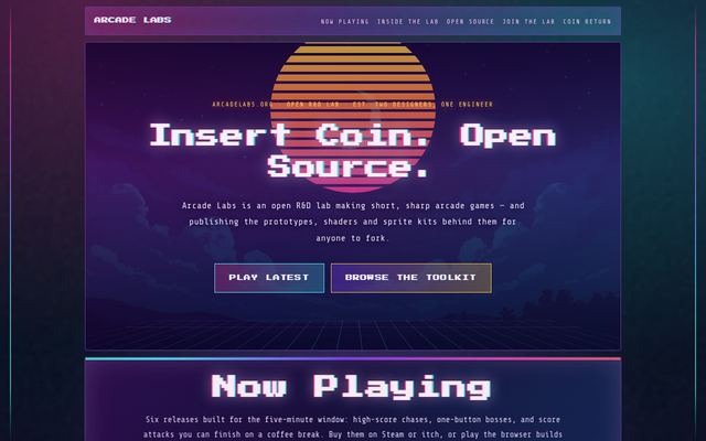 arcadelabs.org design