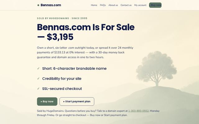 bennas.com design