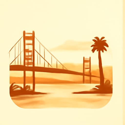 San Francisco and the Bay Area travel illustration