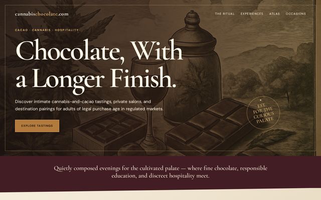 cannabischocolate.com design