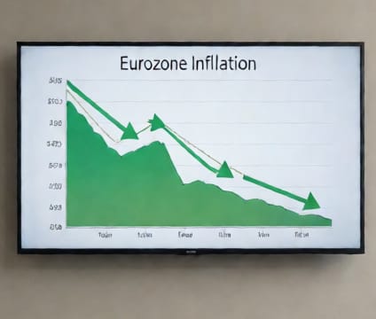 Eurozone Inflation Eases Slightly