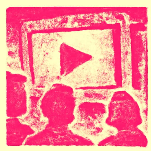A grainy software demonstration