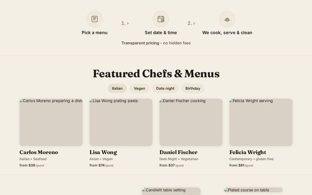 dinner.io-gpt design