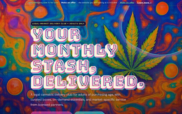 ganjadelivery.com design