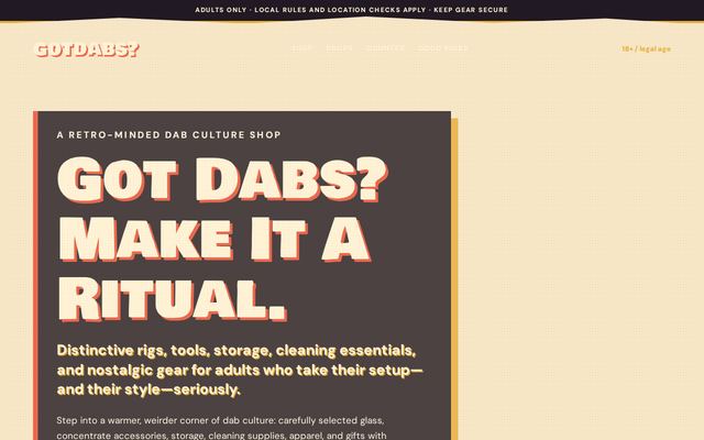 gotdabs.com design