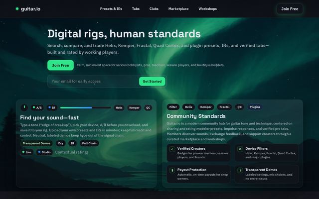 guitar.io design