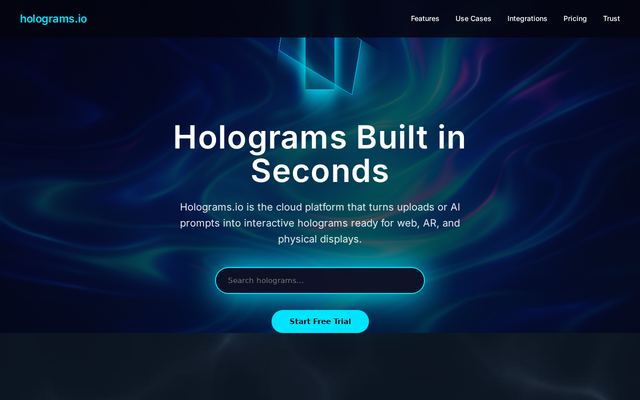 holograms.io design