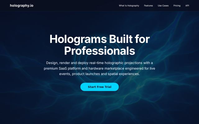 holography.io design
