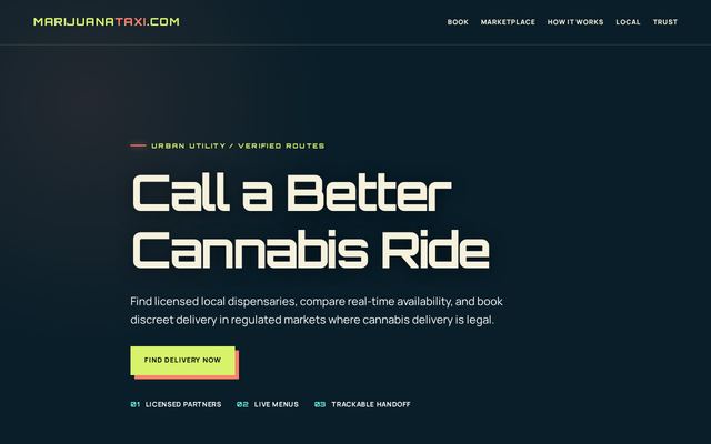 marijuanataxi.com design