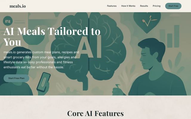 meals.io design