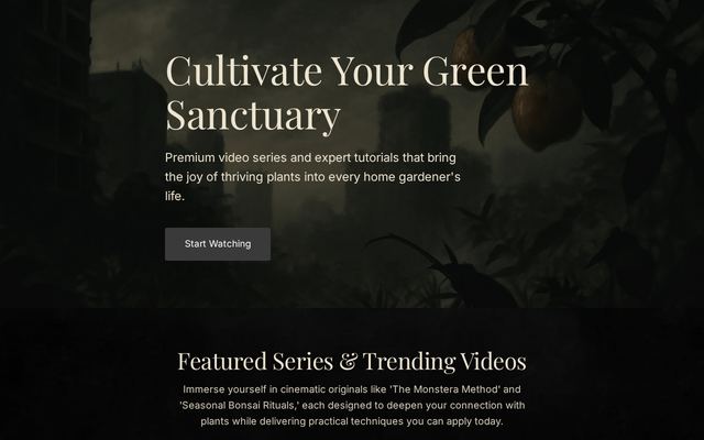 plants.tv design