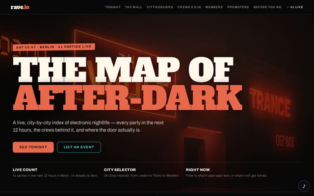 rave.io design