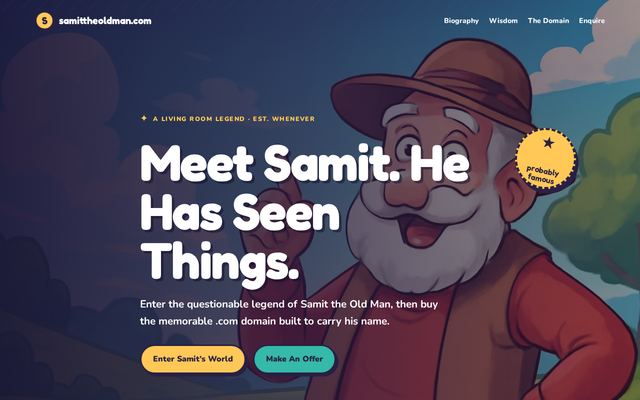 samittheoldman.com design