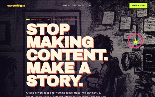 storytelling.tv design