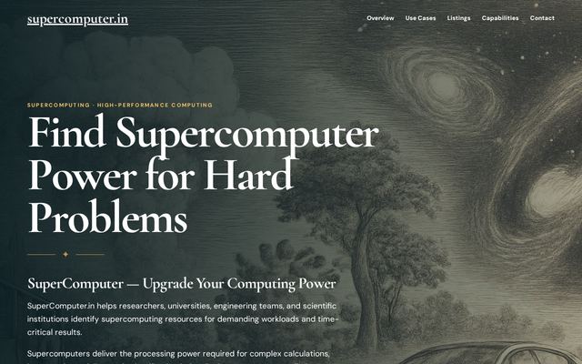 supercomputer.in design