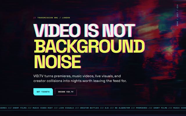 vid.tv design